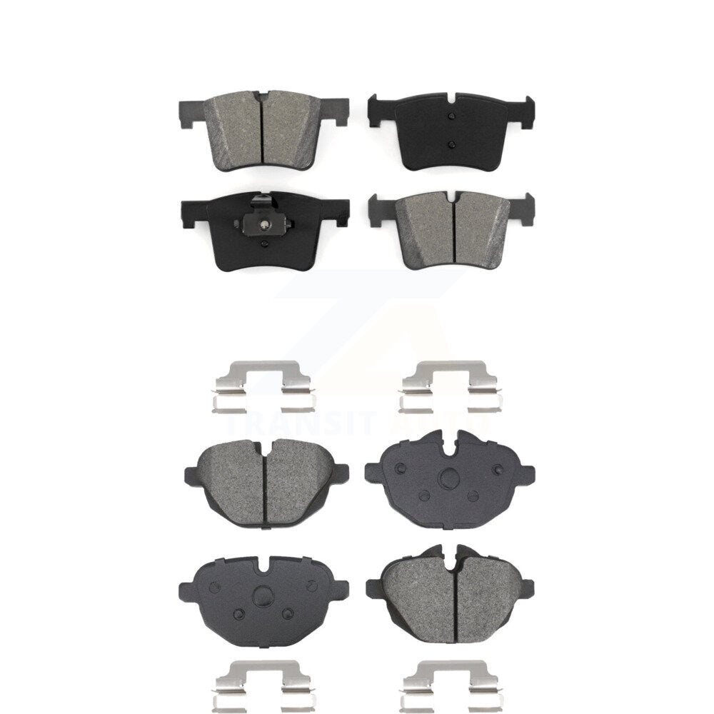 Semi-Metallic Brake Pads Front Rear Kit For BMW X3 X4