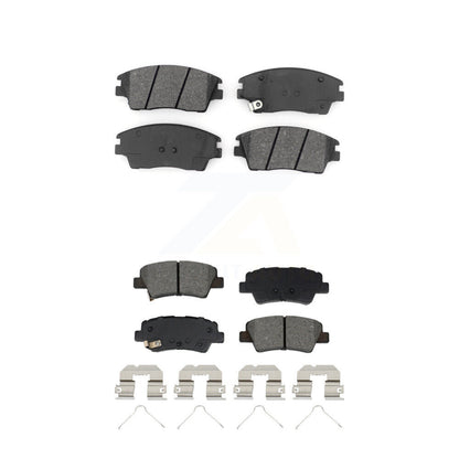 Semi-Metallic Brake Pads Front Rear Kit For Kia Sportage Hyundai Tucson
