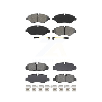 Semi-Metallic Brake Pads Front Rear Kit For Mercedes-Benz Metris