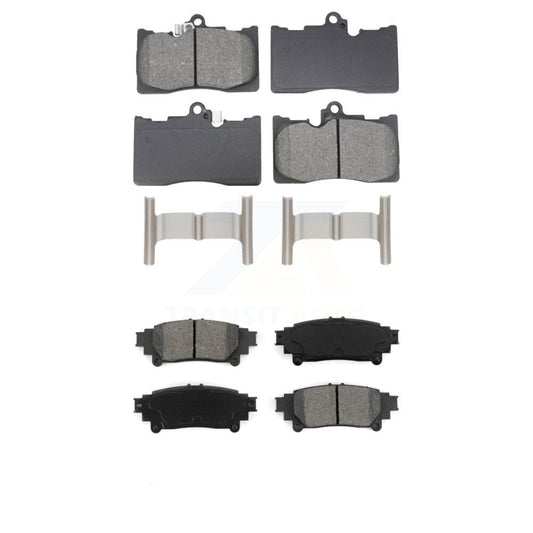 Semi-Metallic Brake Pads Front Rear Kit For Lexus IS300 IS350 GS350 RC350 RC300