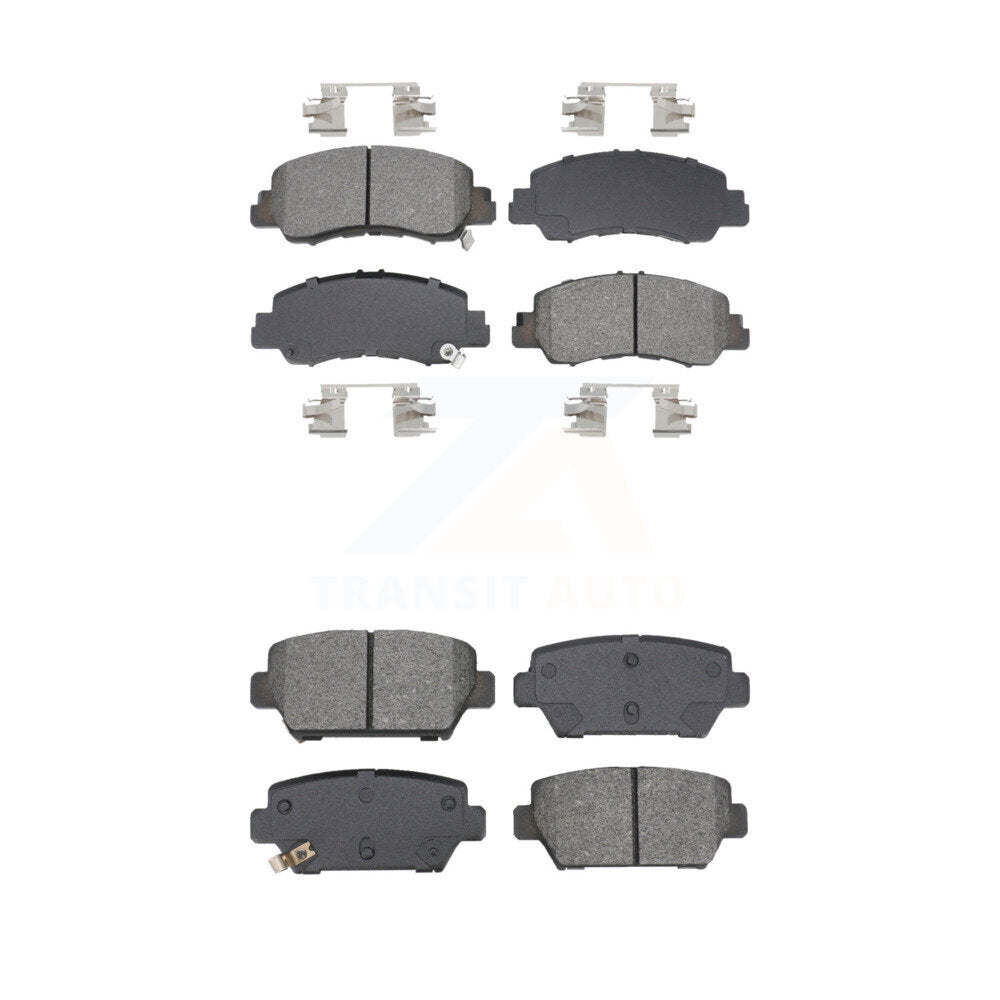 Semi-Metallic Brake Pads Front Rear Kit For Mitsubishi Eclipse Cross