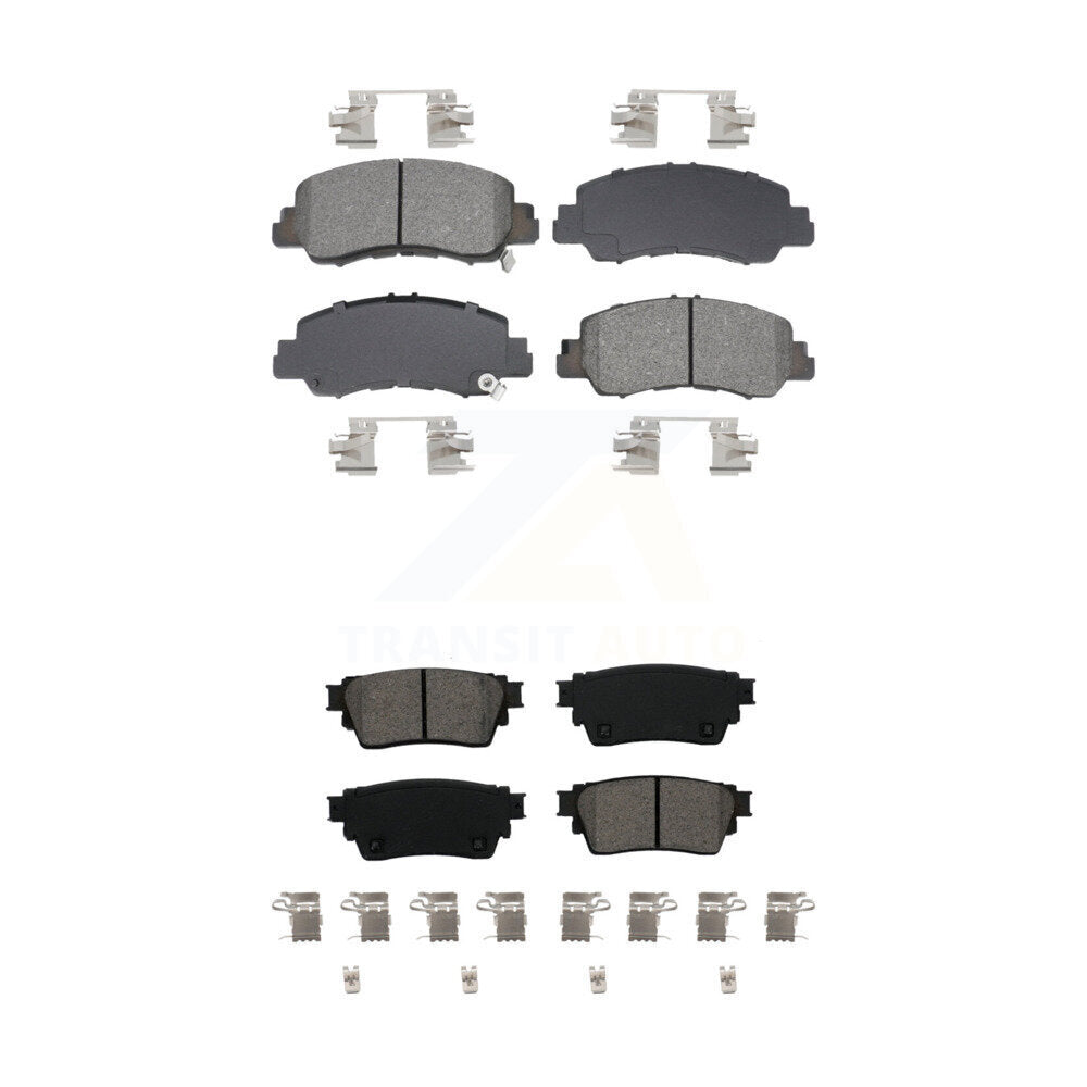 Semi-Metallic Brake Pads Front Rear Kit For Mitsubishi Eclipse Cross