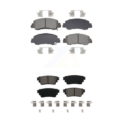 Semi-Metallic Brake Pads Front Rear Kit For Mitsubishi Eclipse Cross