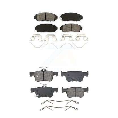 Semi-Metallic Brake Pads Front Rear Kit For Acura RDX TLX