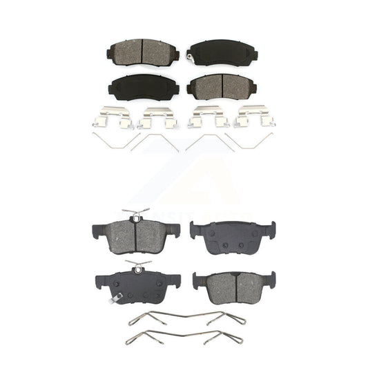 Semi-Metallic Brake Pads Front Rear Kit For Acura RDX TLX