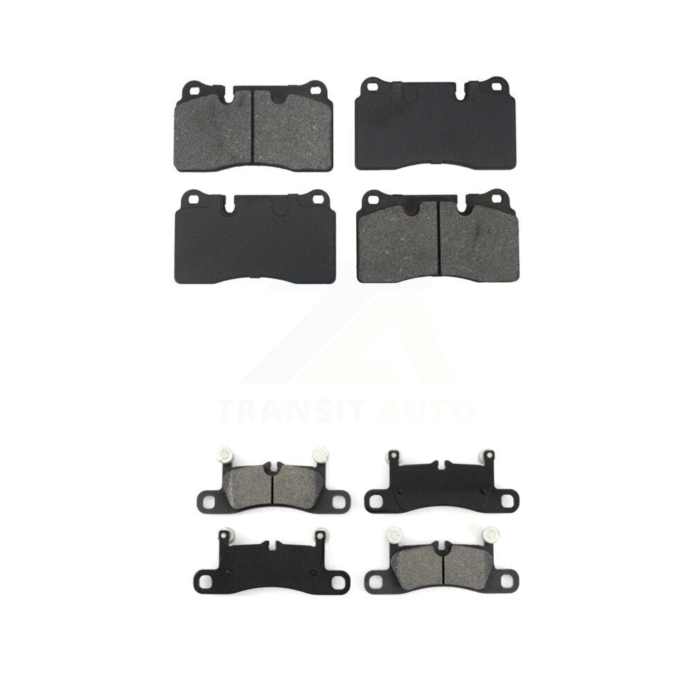 Semi-Metallic Brake Pads Front Rear Kit For Volkswagen Touareg