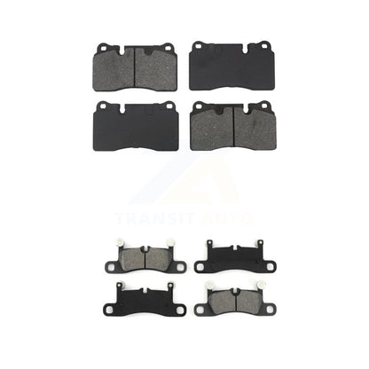 Semi-Metallic Brake Pads Front Rear Kit For Volkswagen Touareg