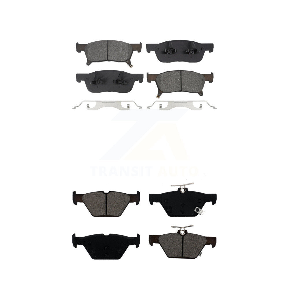 Semi-Metallic Brake Pads Front Rear Kit For 2019-2024 Subaru Ascent