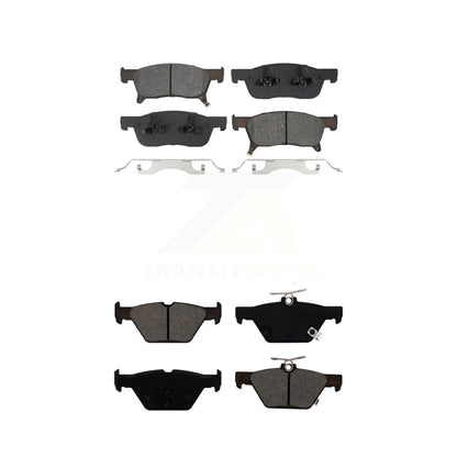 Semi-Metallic Brake Pads Front Rear Kit For 2019-2024 Subaru Ascent