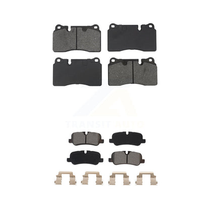 Semi-Metallic Brake Pads Front Rear Kit For 06-09 Land Rover Range Supercharged