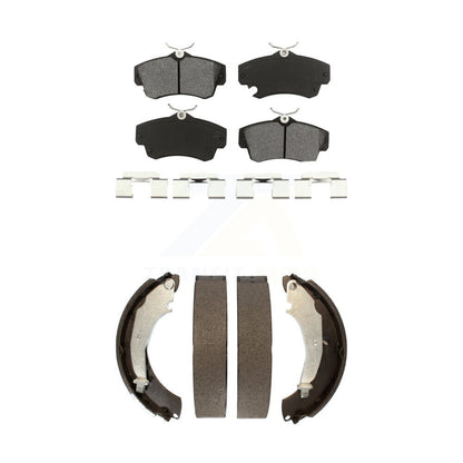 Semi-Metallic Brake Pads And Drum Shoes Front Rear Kit For Chrysler PT Cruiser
