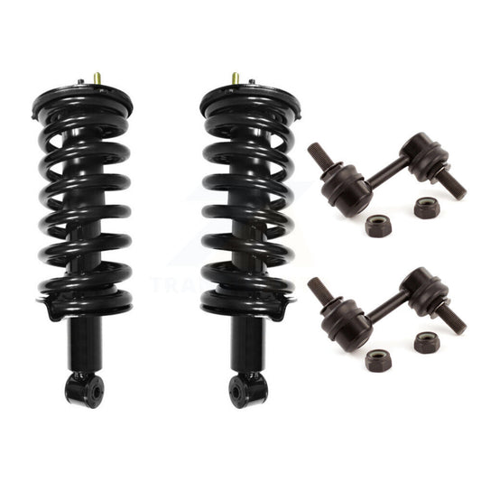 Shock Assembly And TOR Link Front Kit For Nissan TITAN Armada INFINITI QX56 4WD