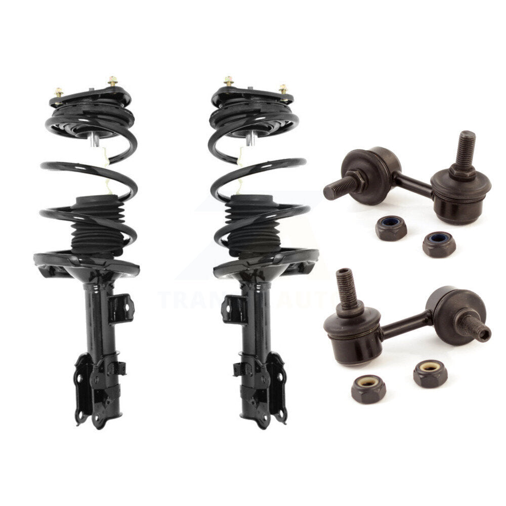 Complete Shock Assembly And TOR Link Front Kit For 2006 Hyundai Accent Hatchback