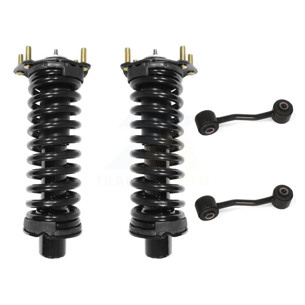 Shock Assembly TOR Link Front Kit For 02-07 Jeep Liberty Excludes Diesel Engines
