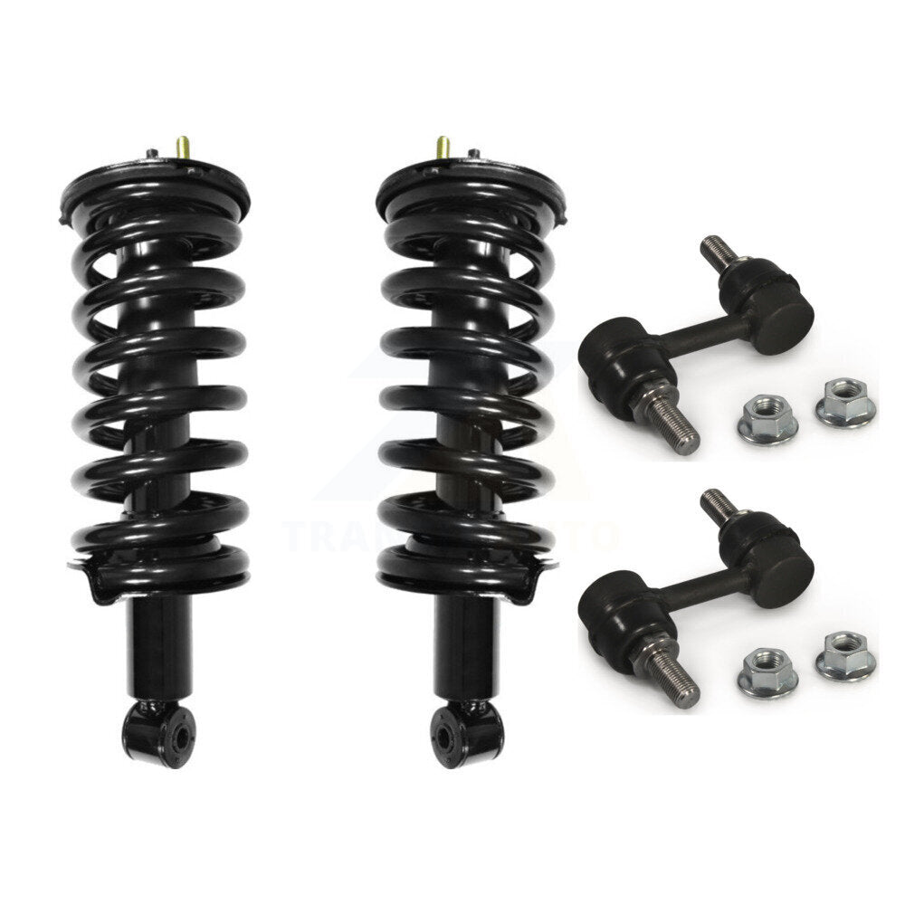 Shock Assembly And TQ Link Front Kit For Nissan TITAN Armada INFINITI QX56 4WD