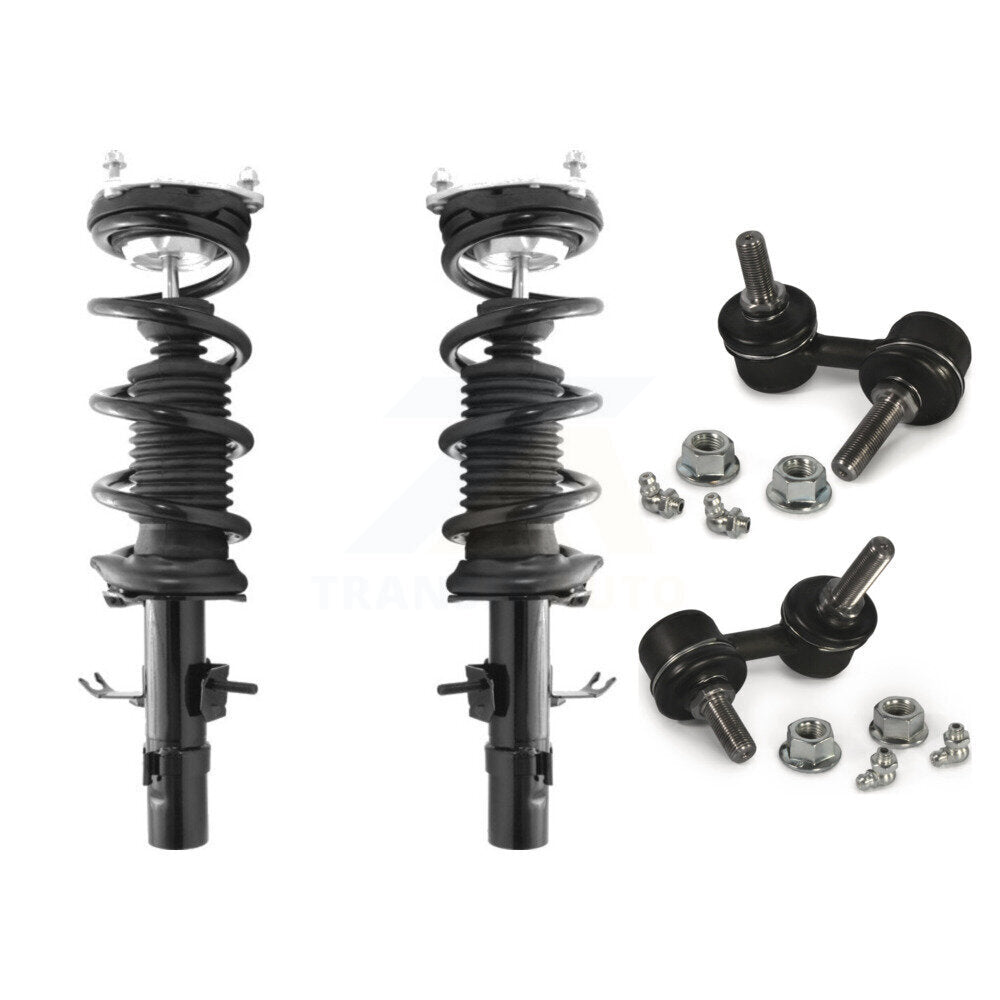 Complete Shock Assembly & TQ Link Front Kit For INFINITI G37 Q60 Coupe with AWD