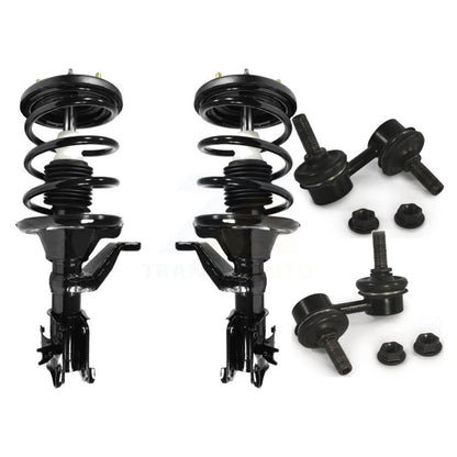 Shock Assembly And TQ Link Front Kit For Honda Civic Excludes Hybrid Si Models