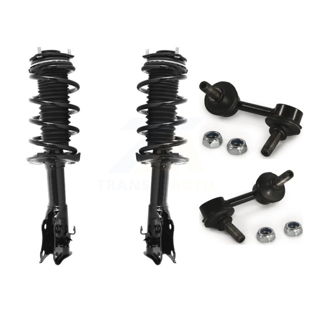 Shock Assembly And TQ Link Front Kit For Honda Civic Excludes Sedan Si Models