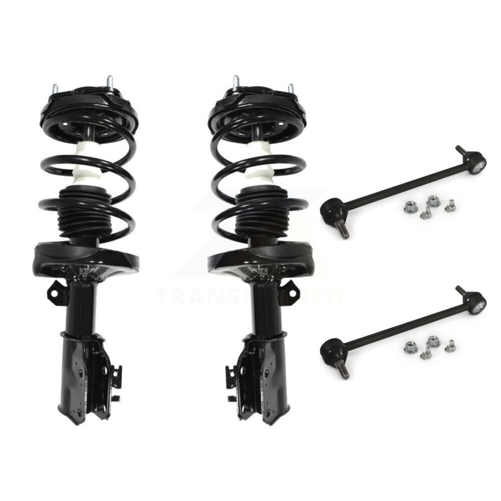 Complete Shock Assembly And TQ Link Front Kit For Mazda Protege Protege5