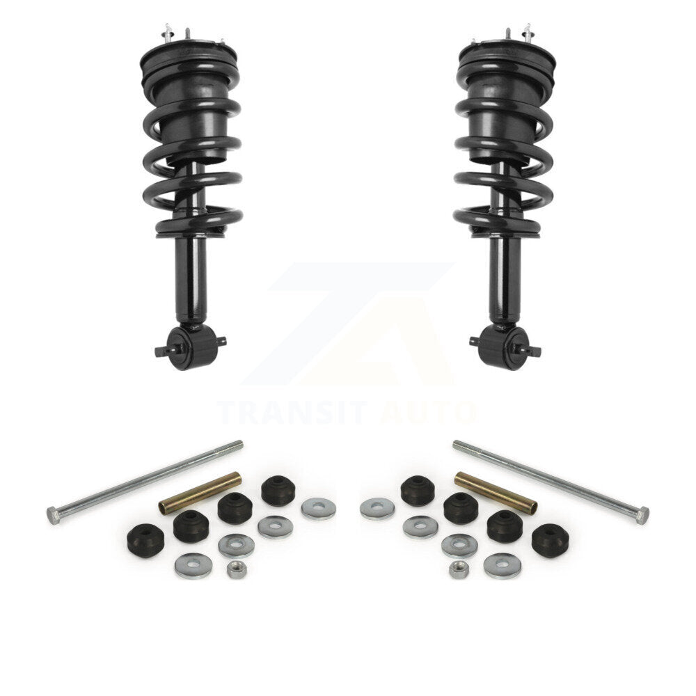 Shock Assembly TQ Link Front Kit For GMC Sierra 1500 Chevrolet Silverado LD RWD