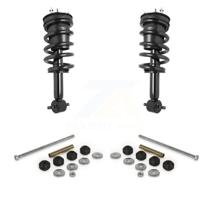 Shock Assembly TQ Link Front Kit For GMC Sierra 1500 Chevrolet Silverado LD RWD