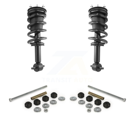 Shock Assembly TQ Link Front Kit For GMC Sierra 1500 Chevrolet Silverado LD 4WD