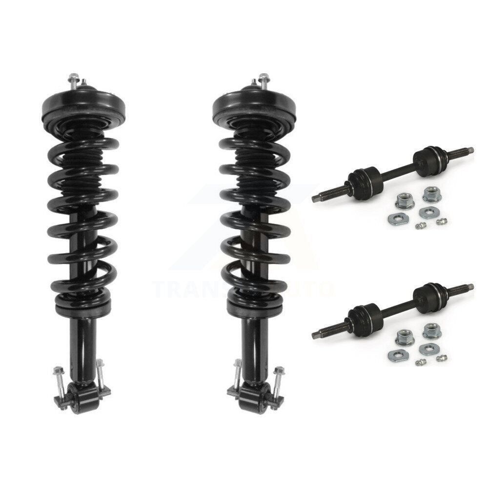 Shock Assembly And TQ Link Front Kit For Ford F-150 Excludes Rear Wheel Drive