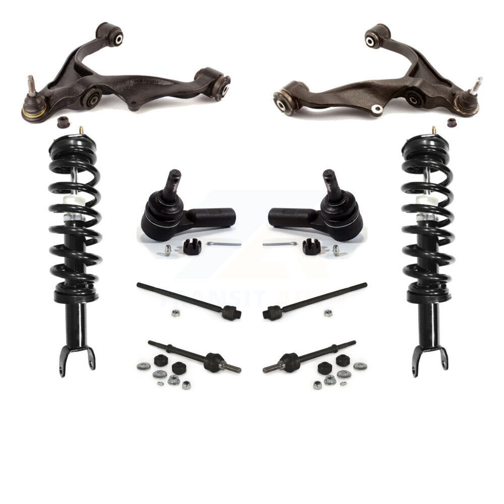 Control Arms Complete Shock Tie Rods Link Sway Bar Front Kit (10Pc) For Ram 1500