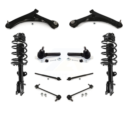 Arms Complete Shock Tie Rods Link Sway Bar Front Kit (10Pc) For Dodge Grand Town