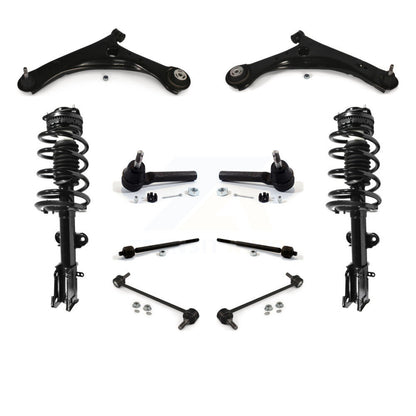 Arms Complete Shock Tie Rods Link Sway Bar Front Kit (10Pc) For Dodge Grand Town