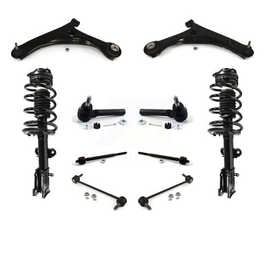 Arms Complete Shock Tie Rods Link Sway Bar Front Kit (10Pc) For Dodge Grand Town