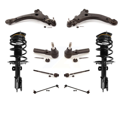 Arms And Complete Shock Tie Rods Link Sway Bar Front Kit For Pontiac Grand Prix