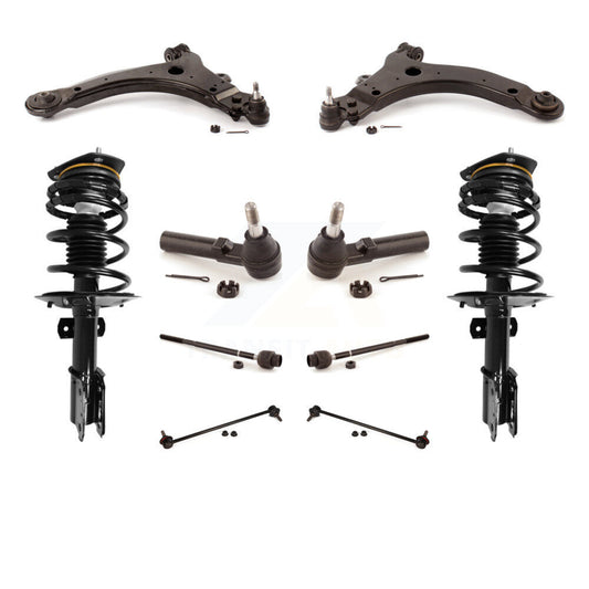 Arms And Complete Shock Tie Rods Link Sway Bar Front Kit For Pontiac Grand Prix