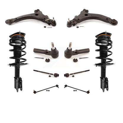Control Arms & Complete Shock Tie Rods Link Sway Bar Front Kit (10Pc) For Buick