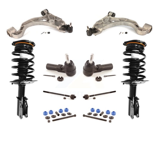 Arms & Complete Shock Tie Rods Link Sway Bar Front Kit (10Pc) For Buick LeSabre