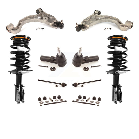 Arms & Complete Shock Tie Rods Link Sway Bar Front Kit (10Pc) For Buick LeSabre