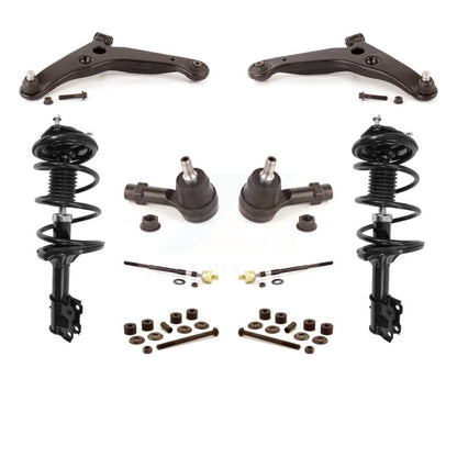 Control Arms And Complete Shock Tie Rods Link Sway Bar Suspension Front Kit For
