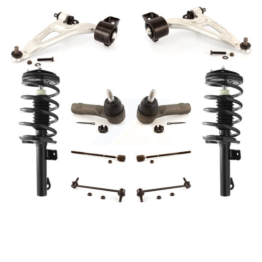 Arms & Complete Shock Tie Rods Link Sway Bar Front Kit (10Pc) For Ford Freestar
