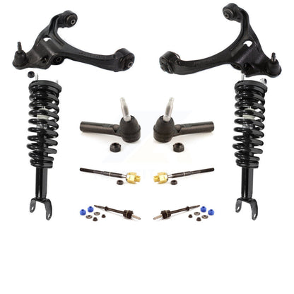 Control Arms & Complete Shock Tie Rods Link Sway Bar Front Kit (10Pc) For Dodge