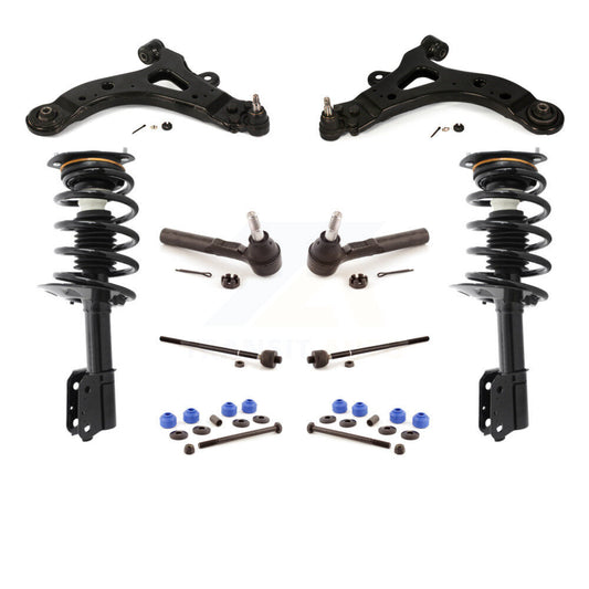 Arms Complete Shock Tie Rods Link Sway Bar Front Kit (10Pc) For Buick Rendezvous