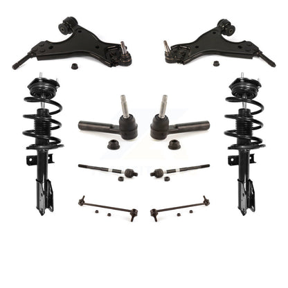 Arms Complete Shock Tie Rods Link Sway Bar Front Kit (10Pc) For GMC Acadia Buick