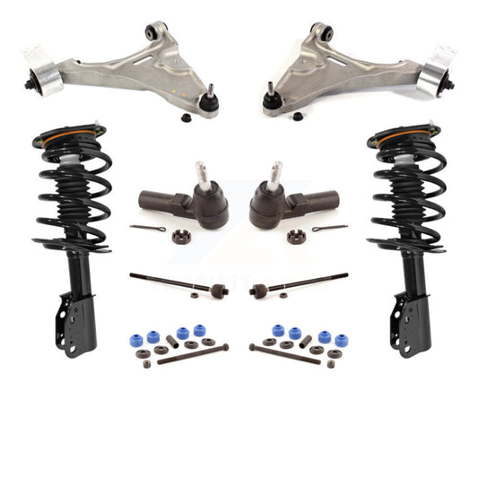 Arms & Complete Shock Tie Rods Link Sway Bar Front Kit (10Pc) For Buick Lucerne