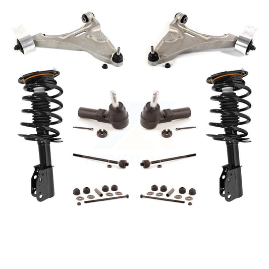 Arms & Complete Shock Tie Rods Link Sway Bar Front Kit (10Pc) For Buick Lucerne