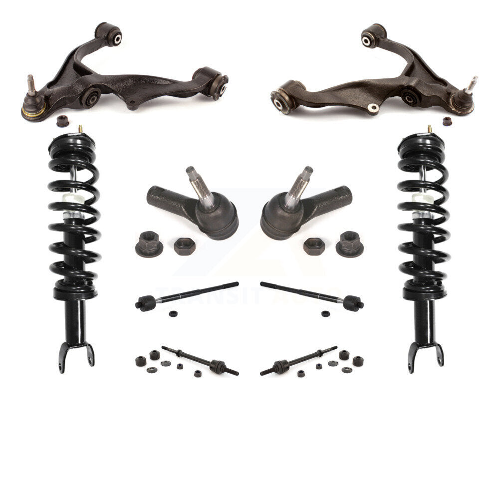 Control Arms Complete Shock Tie Rods Link Sway Bar Front Kit (10Pc) For Ram 1500