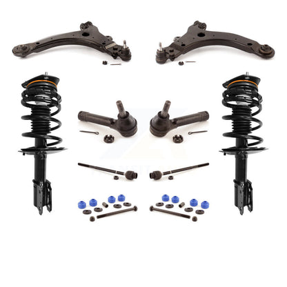 Arms & Complete Shock Tie Rods Link Sway Bar Front Kit (10Pc) For Pontiac Grand
