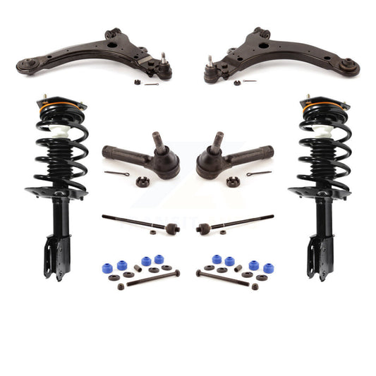 Arms Complete Shock Tie Rods Link Sway Bar Front Kit (10Pc) For Pontiac Montana