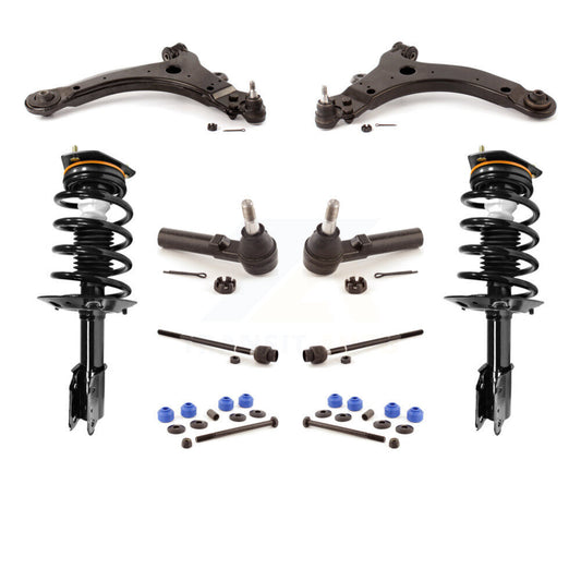 Arms And Complete Shock Tie Rods Link Sway Bar Front Kit For Oldsmobile Intrigue