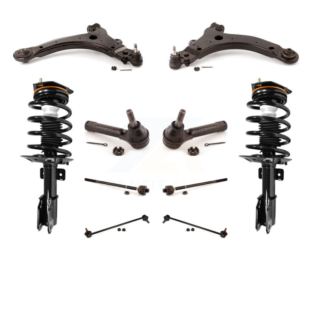 Control Arms Complete Shock Tie Rods Link Sway Bar Front Kit For Pontiac Montana