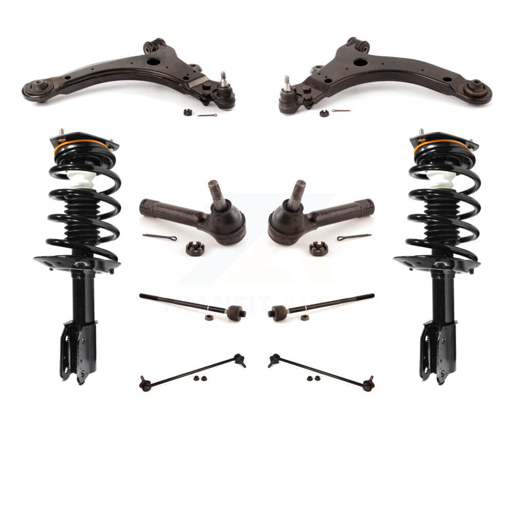 Control Arms Complete Shock Tie Rods Link Sway Bar Front Kit For Pontiac Montana