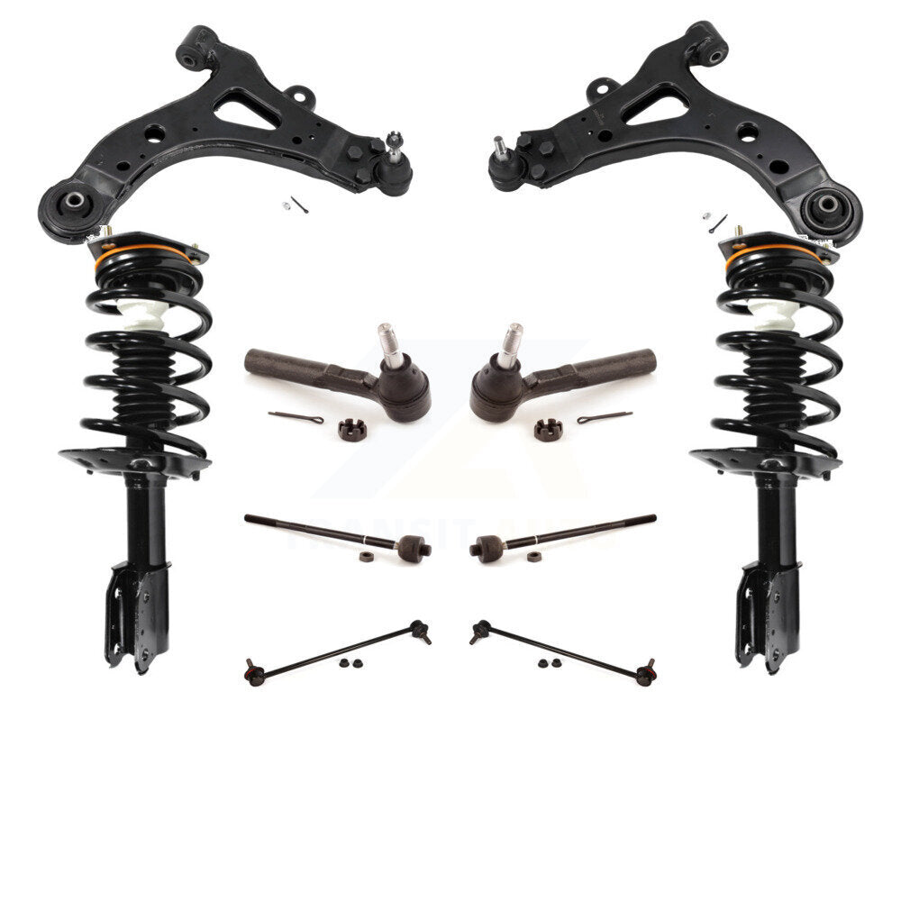 Control Arms Complete Shock Tie Rods Link Sway Bar Front Kit For Pontiac Montana